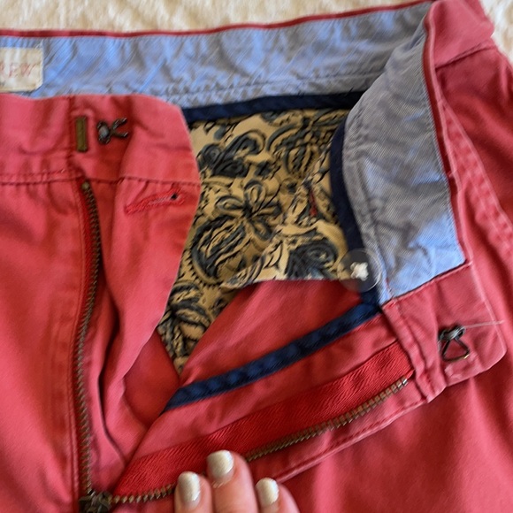 J.Crew 32 cotton men’s cargo shorts raspberry - Picture 6 of 14